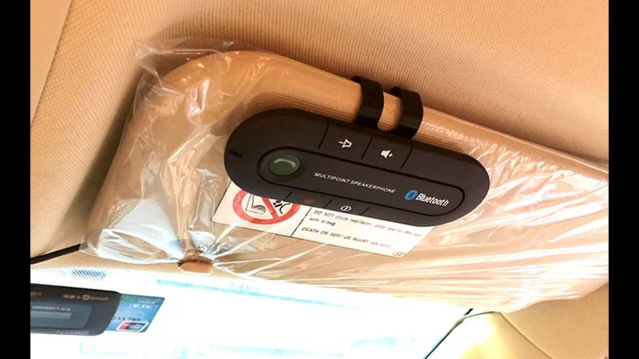 Bluetooth Visor Mount Speaker - Always Drive Safe