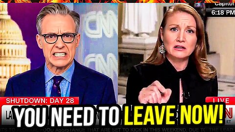 CNN Jake Tapper Turns On His Own Party Live As He Cuts Interview After Dem Lies About Shutdown