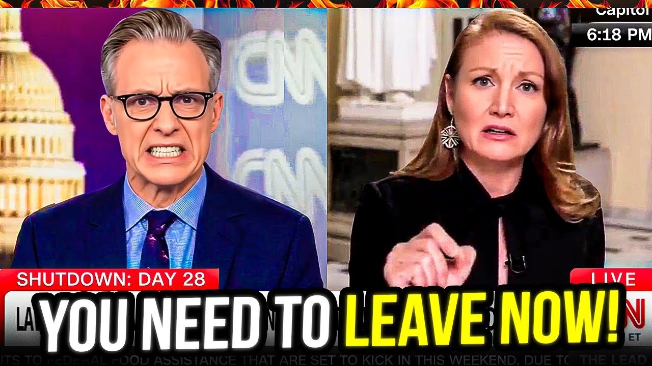 CNN Jake Tapper Turns On His Own Party Live As He Cuts Interview After Dem Lies About Shutdown