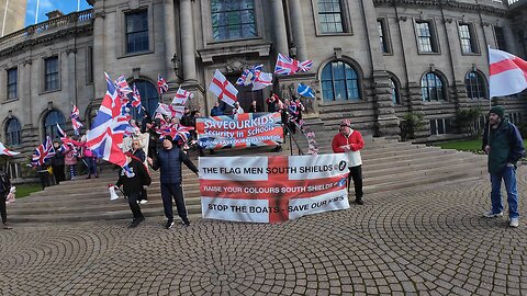 South Shields Migrant Protest - Sat. 25/10/25 - 'Two shiners & a broken sneck' series