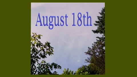 Cloudscape: August 18th