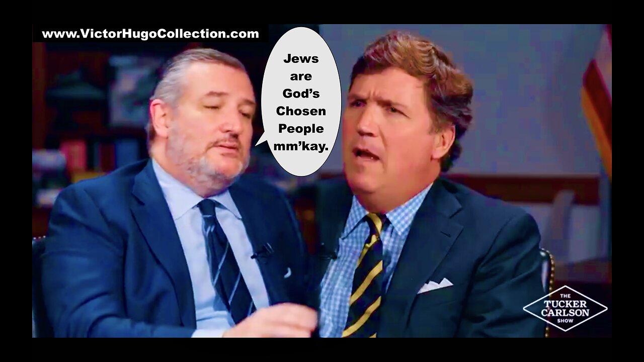 Ted Cruz Tucker Carlson Interview Showcases Retarded Thinking Of Brainwashed Satanic Christians