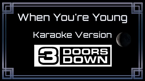 3 Doors Down - When You're Young (CC)