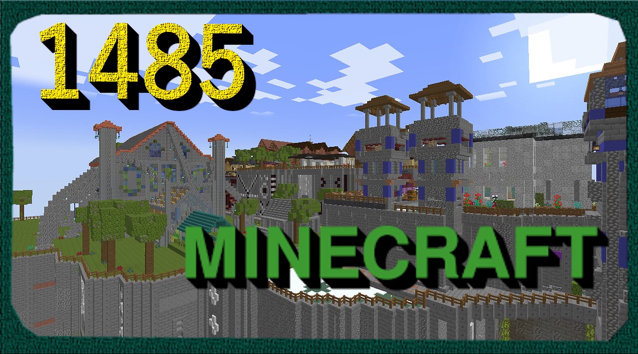 Lets Play Minecraft Episode – 1485 New Bridge Towers