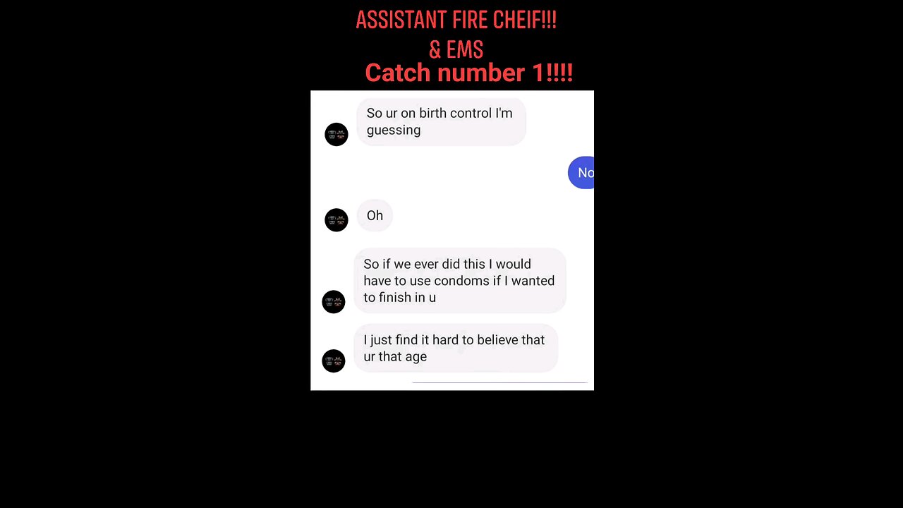 Re upload chats from assistant fire chief