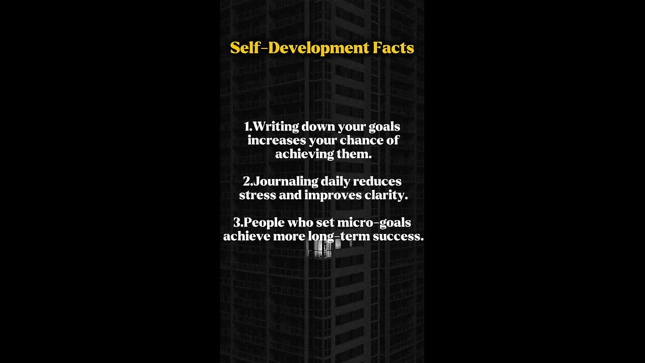 "3 Self-Development Facts for Growth 🚀"