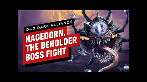 Dungeons And Dragons Dark Alliance- Hagedorn, the Beholder Full Boss Fight