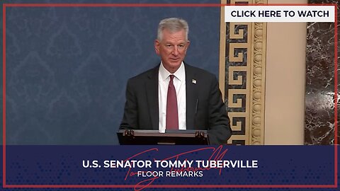Senator Tuberville Speaks on Senate Floor in Defense of Secretary Pete Hegseth