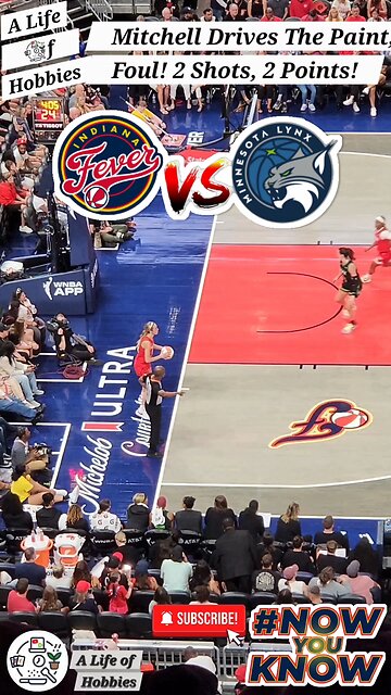 Mitchell Drives The Paint, Foul! 2 Shots! 2 Points!