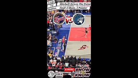 Mitchell Drives The Paint, Foul! 2 Shots! 2 Points!
