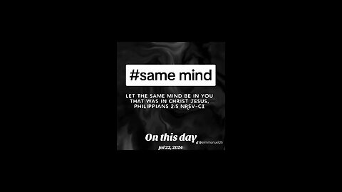 same mind #biblebuild #bibleverse #bibleverseoftheday #bible