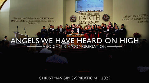 Angels We Have Heard on High (VBC Choir + Congregation) | Christmas Sing-spiration 2025