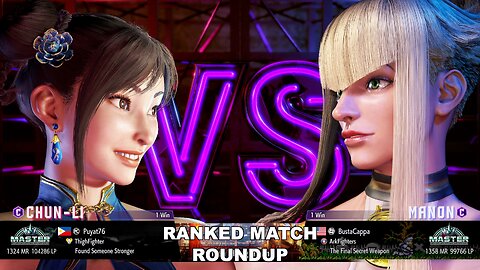 Kuya Kalbo SF6 Ranked Roundup. Chun Li Master Rank [Hori Fight Stick]