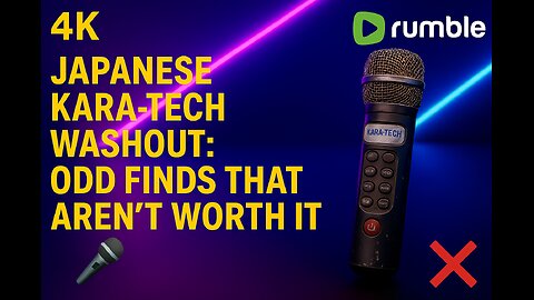 🎤 Japanese Kara-Tech Washout: Odd Finds That Aren’t Worth It 🛠️❌