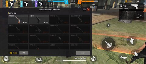 free fire cs rank push gameplay..