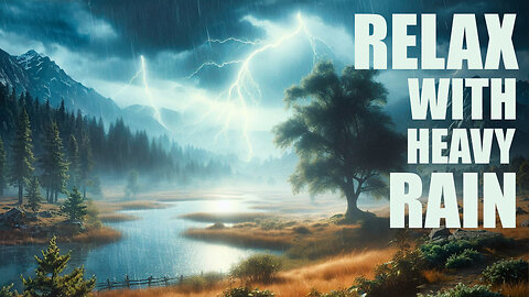 Deep Sleep Ambience - Heavy Rain, Thunder & Lightning for Ultimate Relaxation