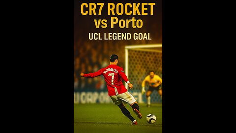 CR7’s 40-Yard Rocket vs Porto | Puskas Award Goal (2009)