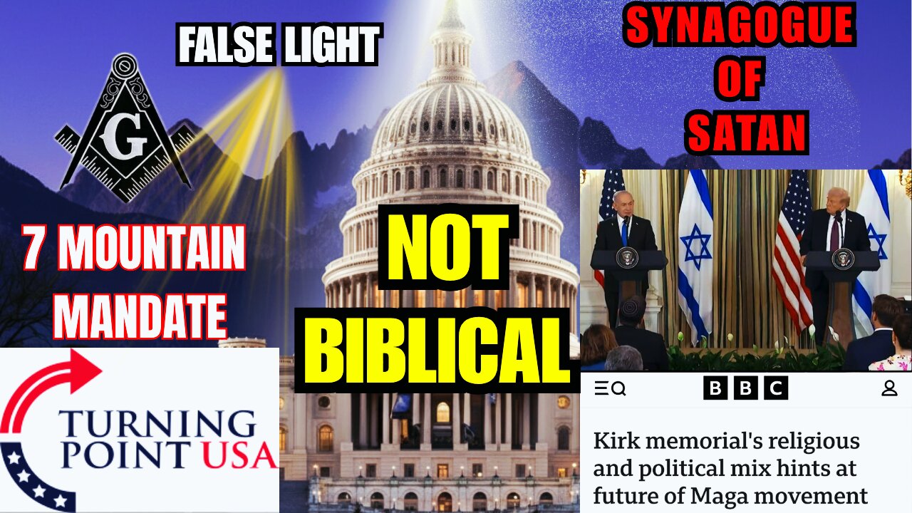 The Hidden Hand of Freemasonry Within Counterfeit Christianity Through Political Idolatry !