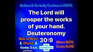 Confess God’s promise of Prosperity!