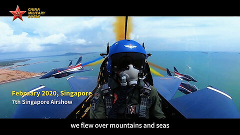 PLAAF Aerobatic Team Flying J-10s Arrive in Singapore 🐉💪😎