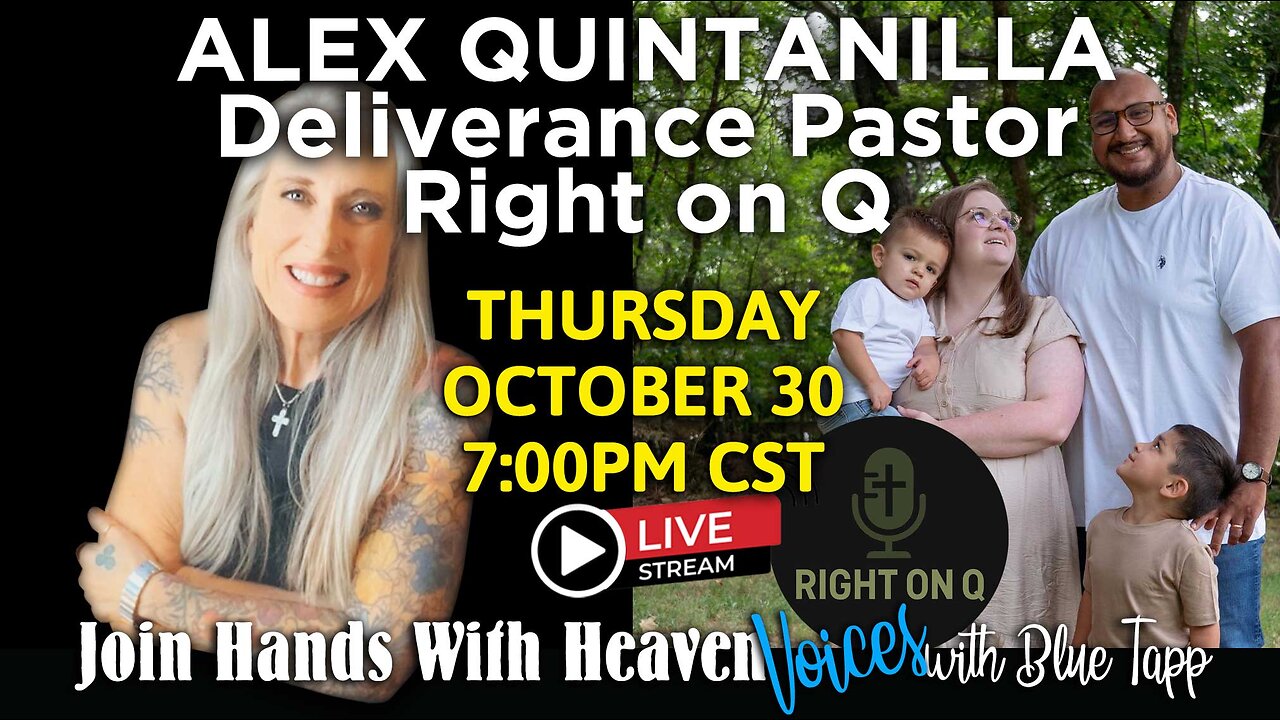 Interview with Deliverance Pastor, Alex Quintanella : Right on Q! Blue Tapp LIVE! Voices...