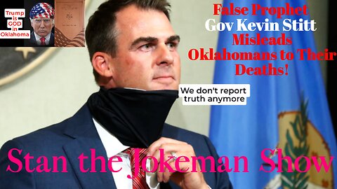 Governor Kevin Stitt LIES to Oklahomans for Trump as COVID RATE IN OKLAHOMA CLIMBS
