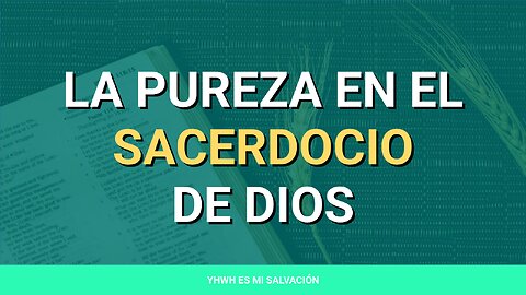 ✝️️ ️La pureza en el sacerdocio de Dios | Esdras 9:1-5