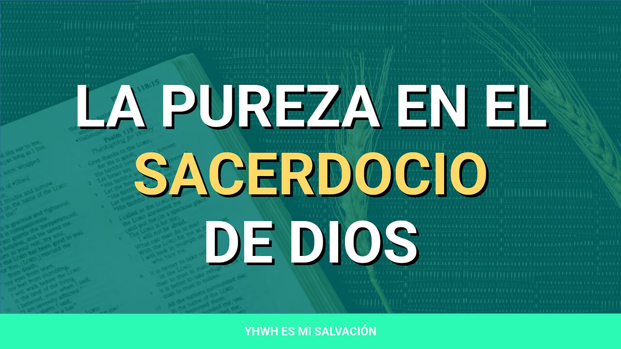 ✝️️ ️La pureza en el sacerdocio de Dios | Esdras 9:1-5