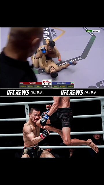 What an absolutely insane flying kick KO at @PFLMENA 💥🔥