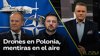 Drones en Polonia, mentiras en el aire
