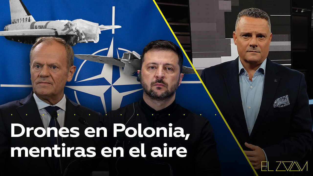 Drones en Polonia, mentiras en el aire