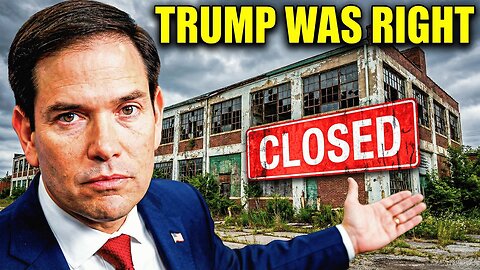 IT WAS DELIBERATE: Rubio Exposes the 50-Year Plot