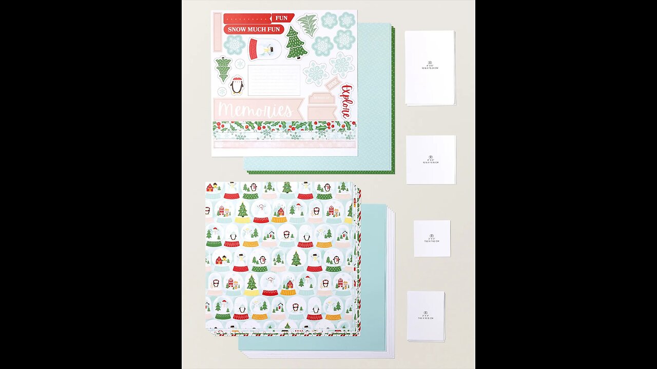 Snow Days Scrapbooking Kit