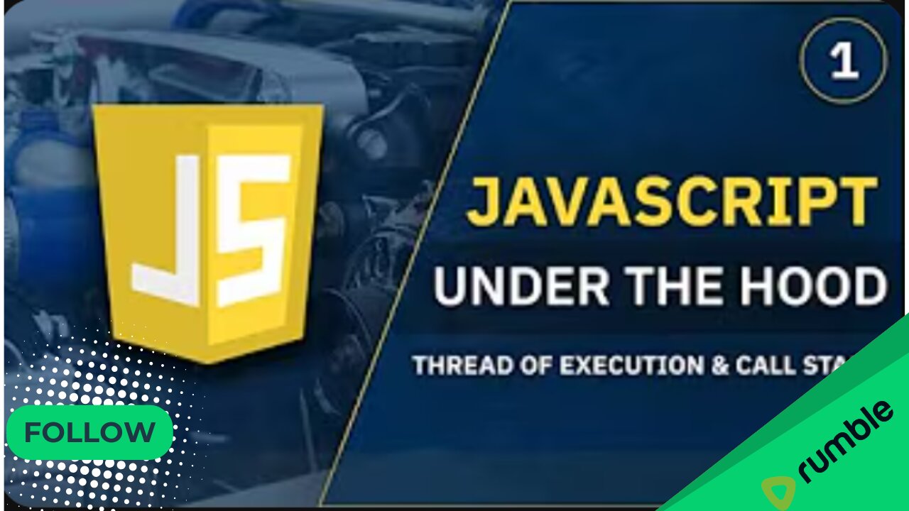 🧠🔥 JavaScript UNDER THE HOOD [1] — Main Thread & Call Stack EXPLAINED 🧵💻
