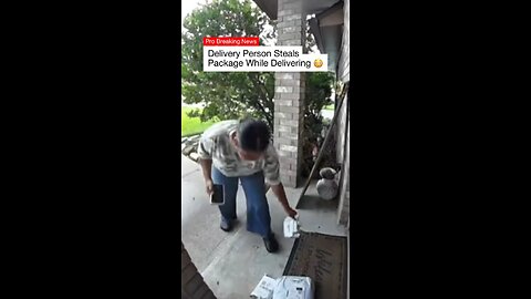 😳 see what a woman did after she delivery package