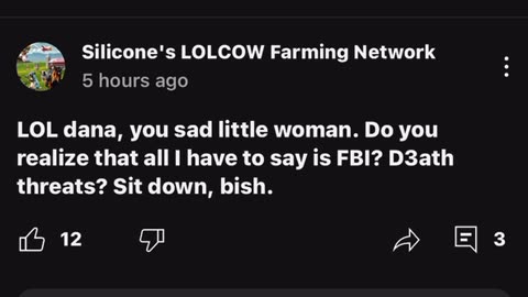 gLm re Slothpig harassing Dana 2025