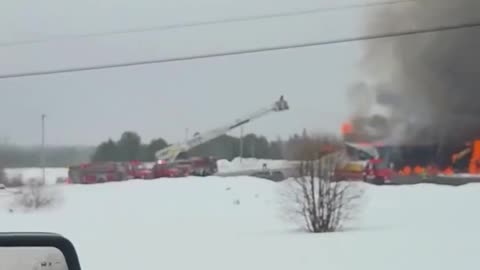 Emergency crews rush to a Boonville, New York church