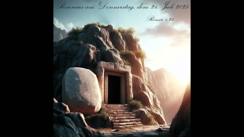 Rosenius am Donnerstag, dem 24. Juli 2025, zu Römer 4,25