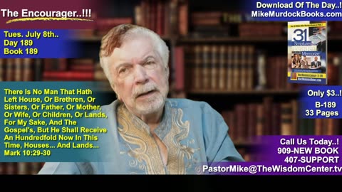Tues. July 8 - The Encourager..!!!