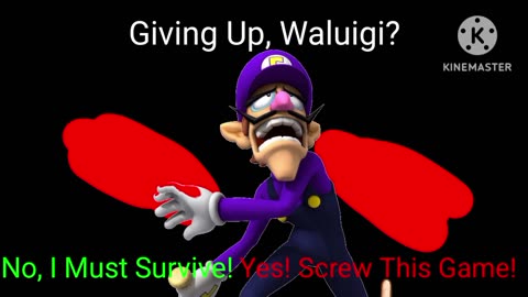 Tails.exe (Round 3) (English PC Bootleg) Continue & Game Over as Waluigi
