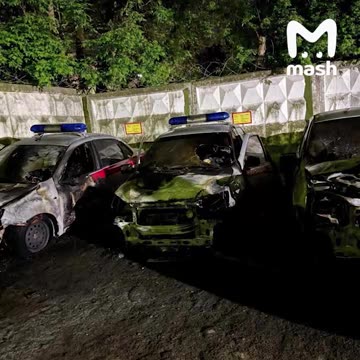 In Kaluga, A Young Mother Burned 5 Russian National Guard Vehicles