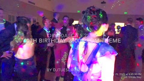 40th Birthday 2000 Prom Theme, Orinda 5.25.25 by DJTUESE@GMAIL.COM