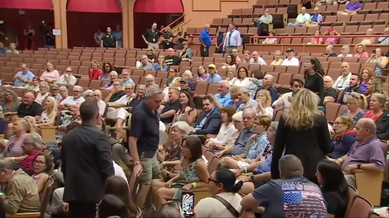 Rep. Byron Donald's with a 'SMACKDOWN' on pro-Palestine protester during town hall🔥