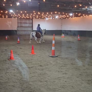 Kyla doing the barrel pattern on a Gypsy !