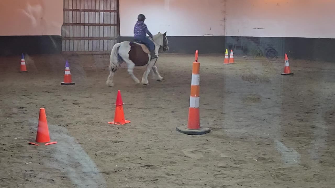 Kyla doing the barrel pattern on a Gypsy !