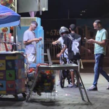 Walking on the street balfour