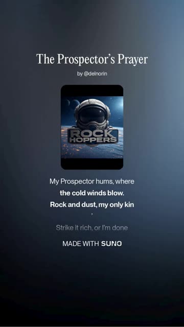 The Prospector's Prayer