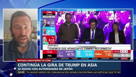 EN VIVO:TRUMP Y BESSENT ACERTARON CON MILEI/AVANZAN ACUERDOS EN ASIA