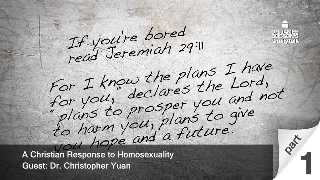 A Christian Response to Homosexuality - Part 1 with Guest Dr. Christopher Yuan
