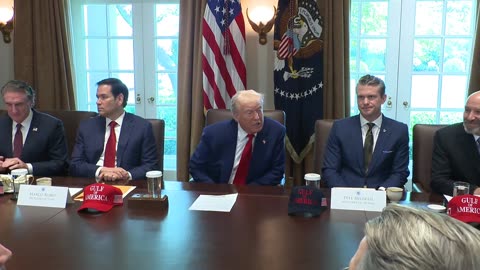 President Trump Participates in a Cabinet Meeting, April 30, 2025